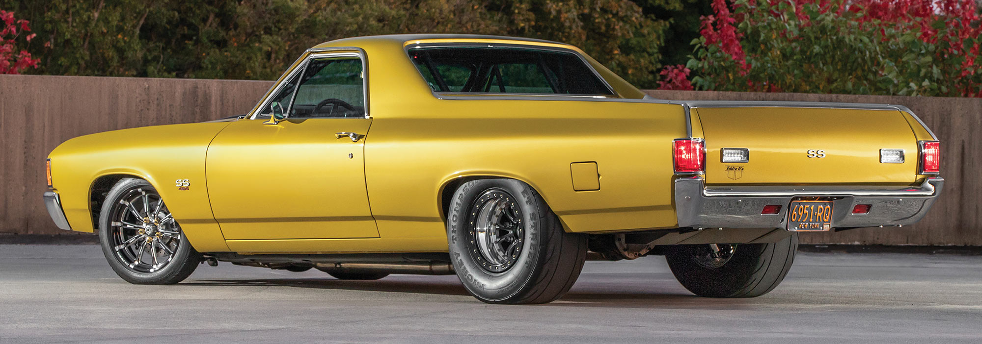 '72 El Camino 3/4 exterior rear view