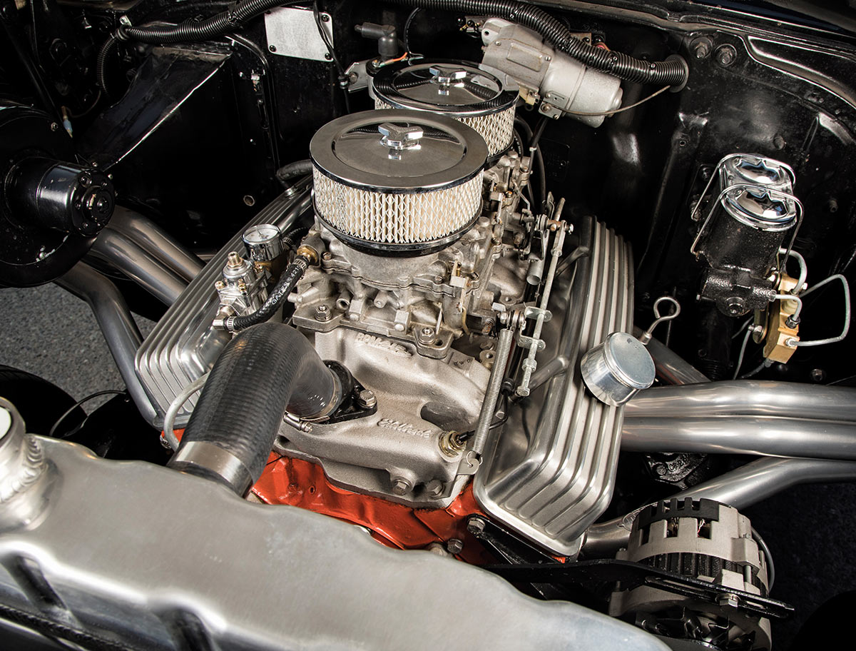 Bel-Air's 383ci small block with dual Carter AFB carbs