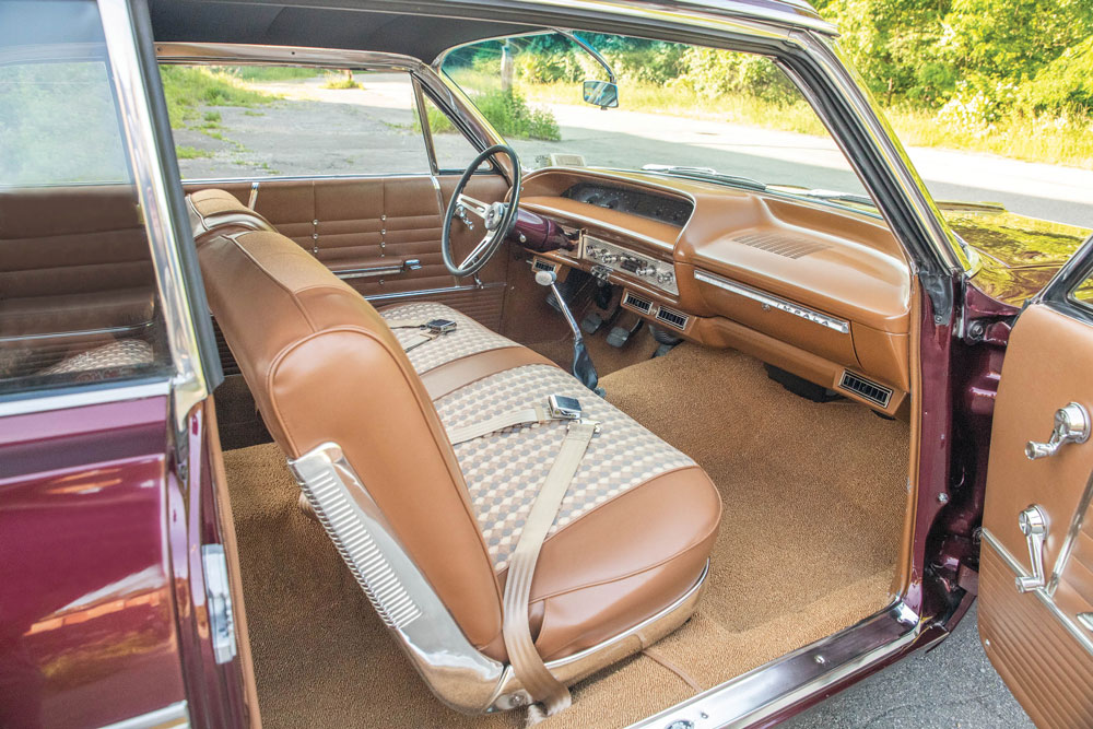 interior of a ’64 Chevy Impala