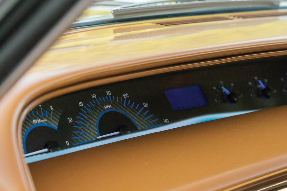 speedometer in a ’64 Chevy Impala