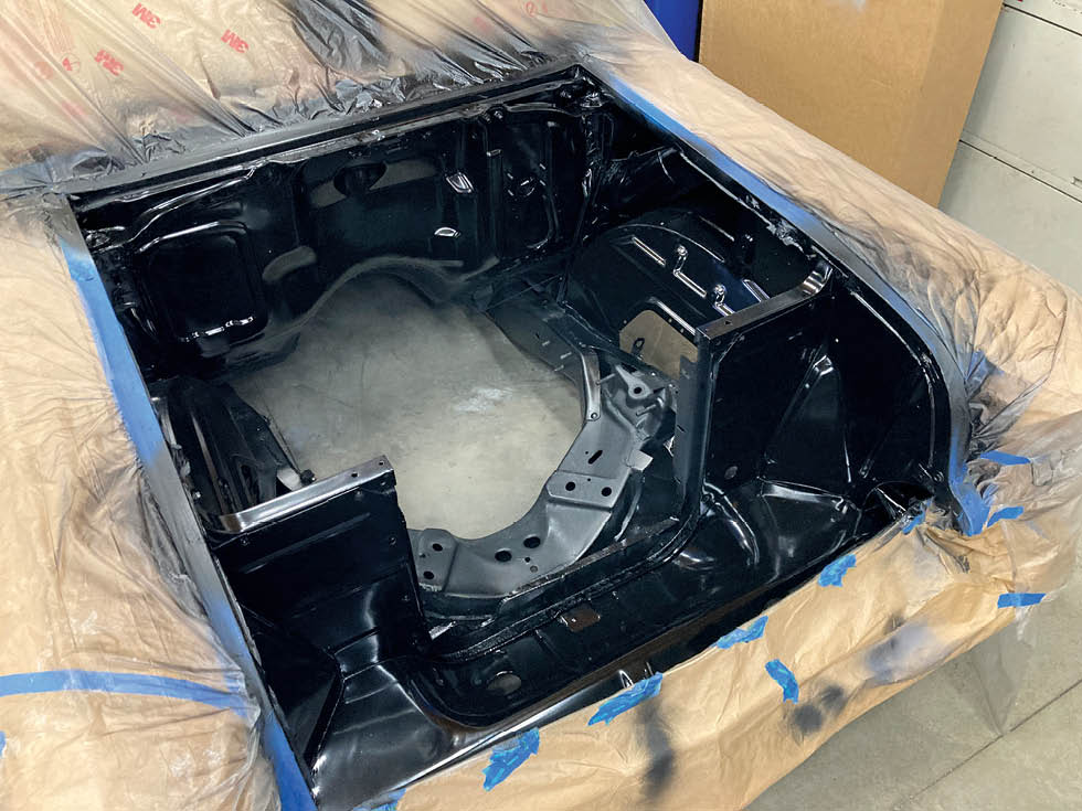 We covered the engine bay detailing story separately, but here’s a reminder of how it turned out and what the engine compartment looked like before the LS install began.