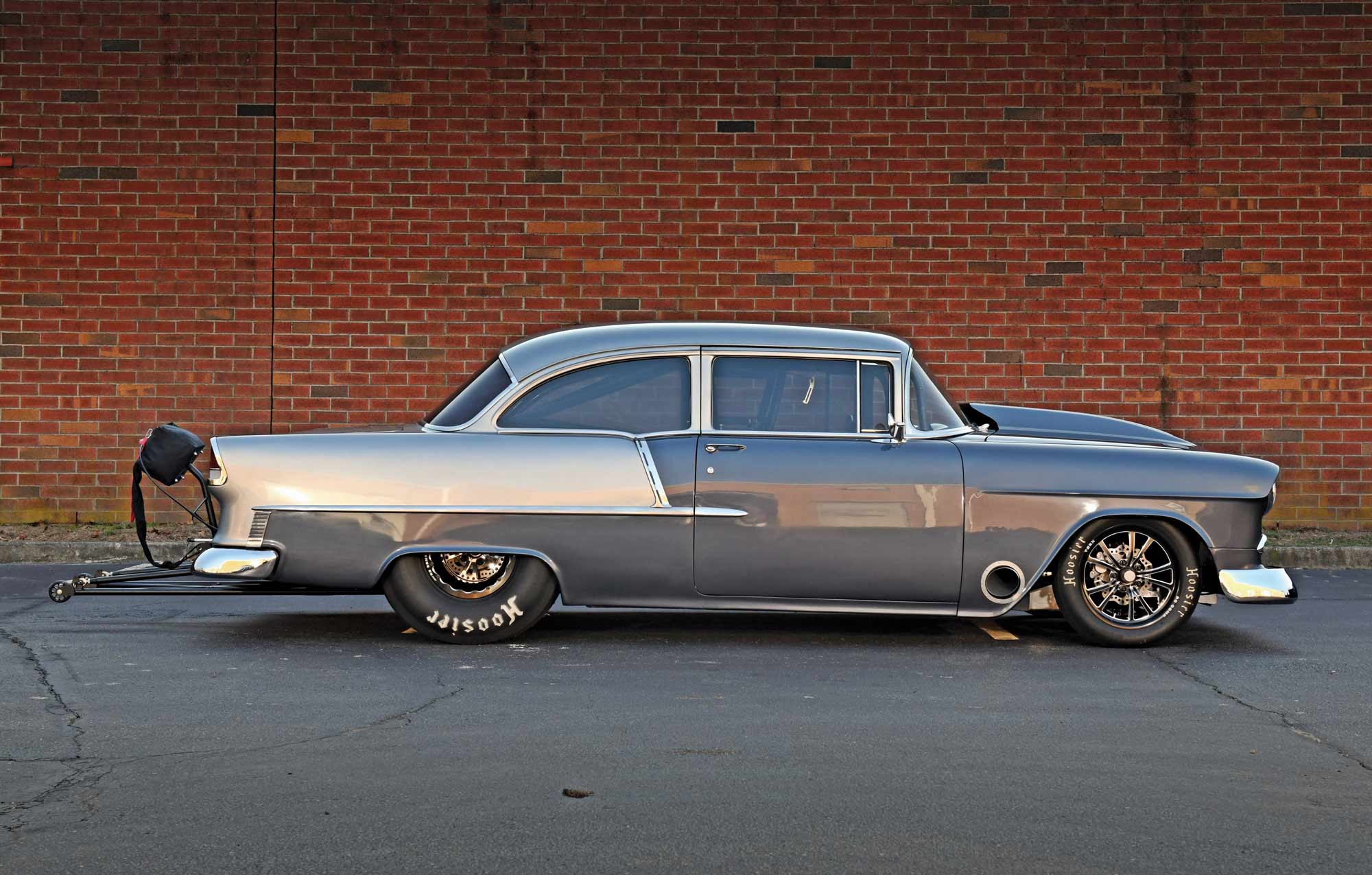 side view of ’55 Chevy Bel Air