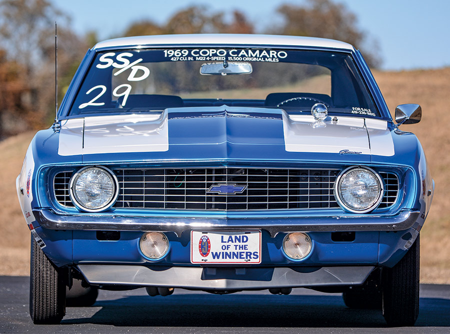 '69 COPO Camaro front view