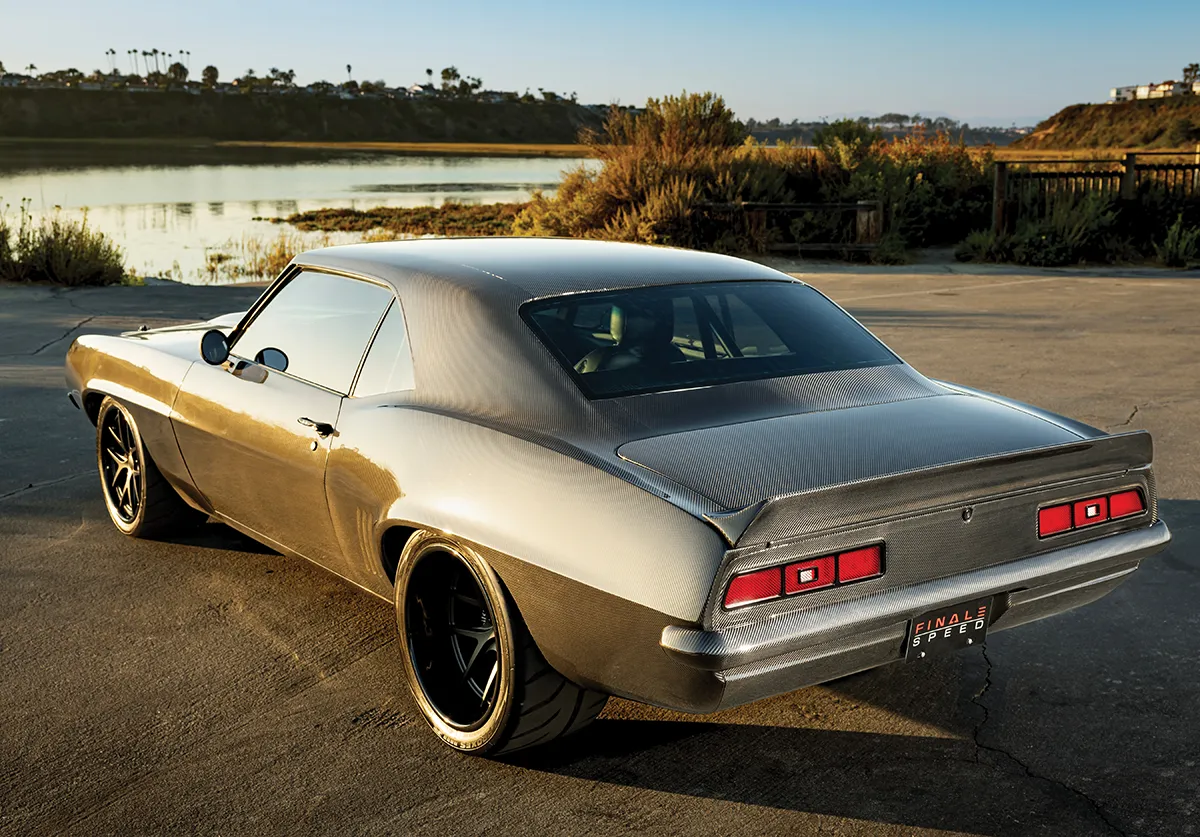 rear driver's side of a ’69 Camaro