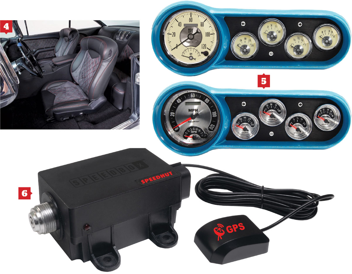 Impala Interior, Early Chevy Gauge Panels, and The Speedhut SpeedBox