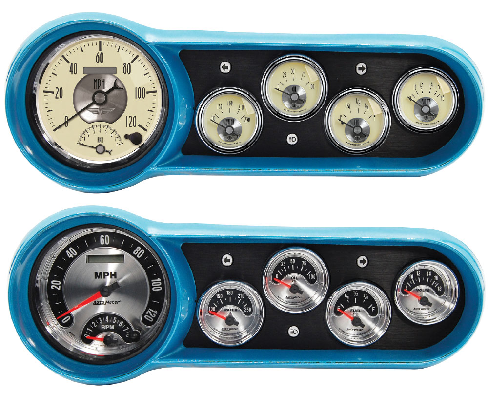 ’53-54 Chevy Car gauge panels