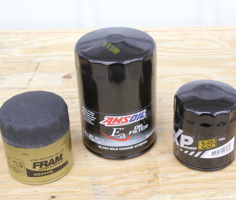 filters from AMSOIL, Wix, and Fram