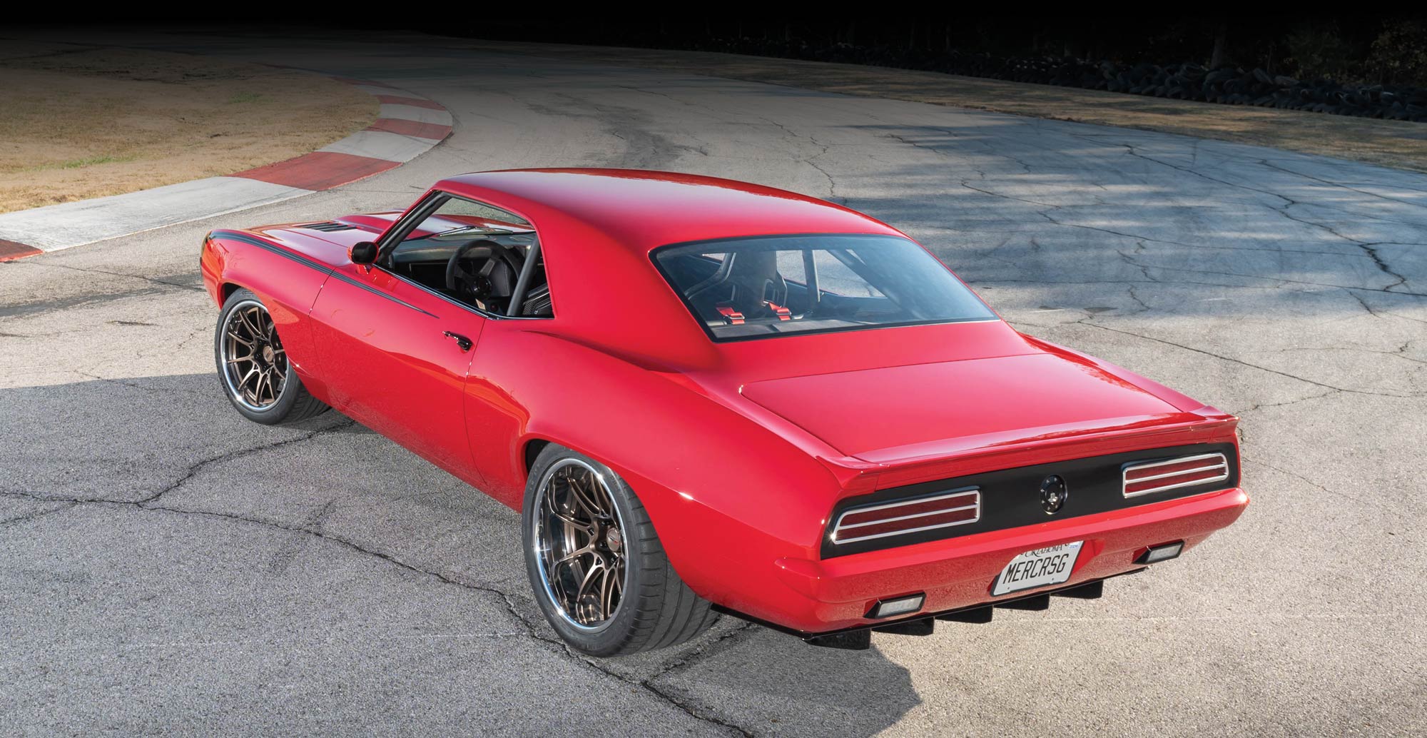 rear view of ’69 Camaro RS/SS