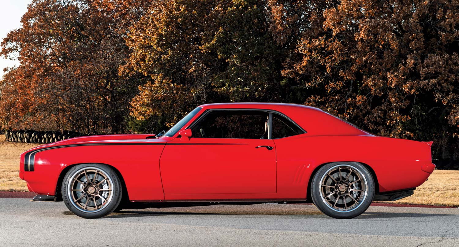 side view of ’69 Camaro RS/SS