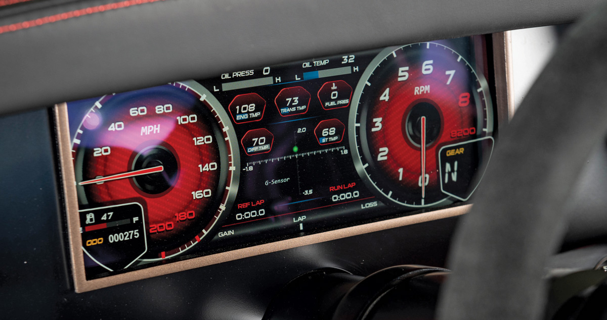 dashboard inside ’69 Camaro RS/SS