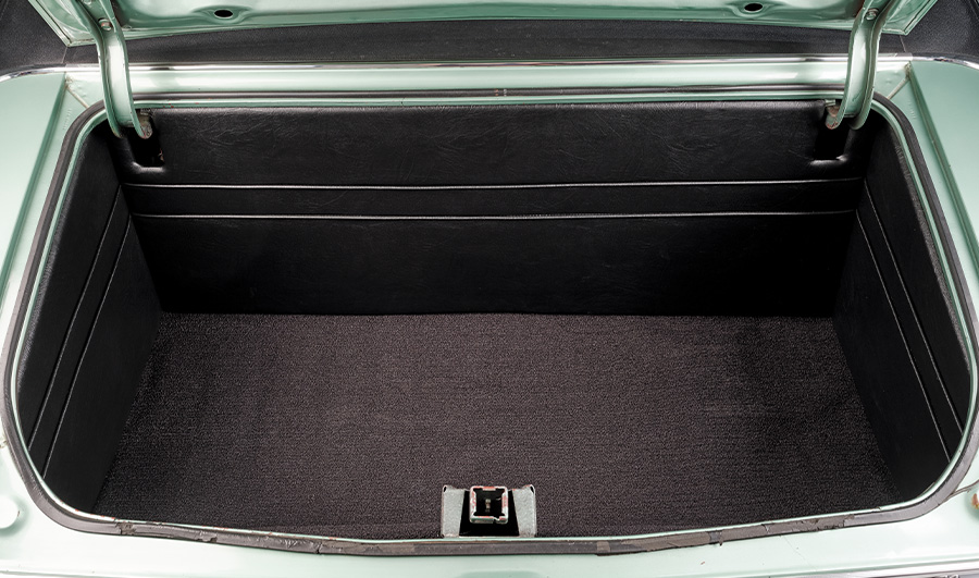 trunk of '68 Chevelle