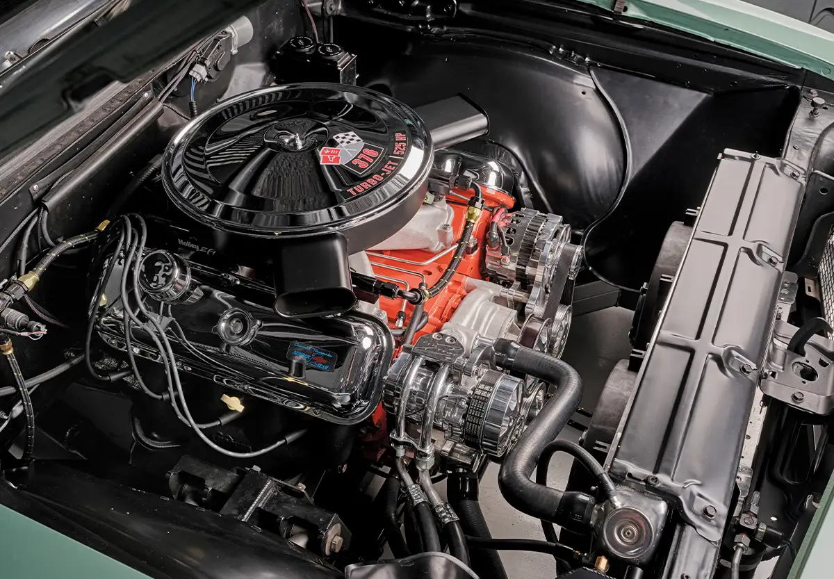 engine of '68 Chevelle