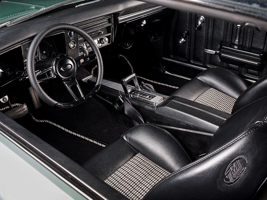 interior of '68 Chevelle