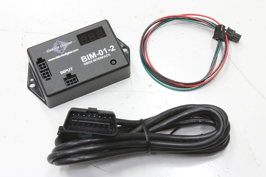 Dakota Digital BIM OBDII interface module for a 1957 Chevy gauge setup