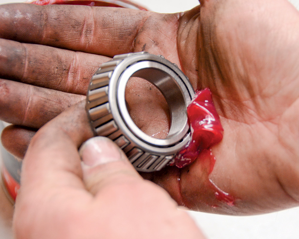 The bearings are cheap, so if the front end is apart it makes sense to replace the bearings