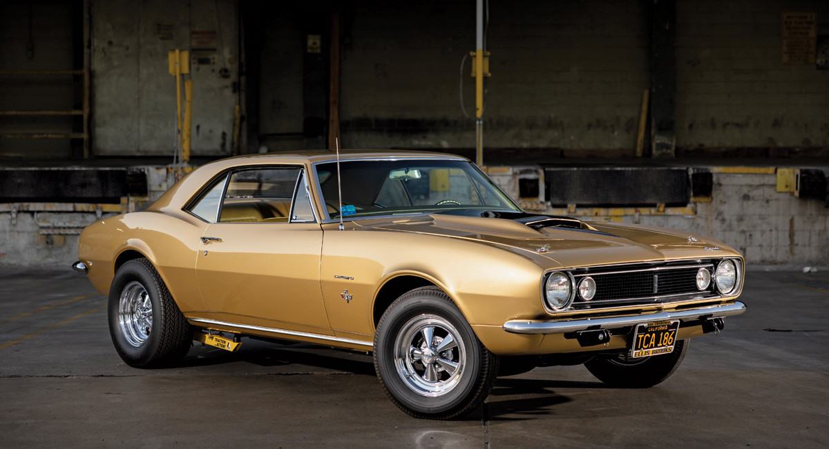Gold 1967 Camaro
