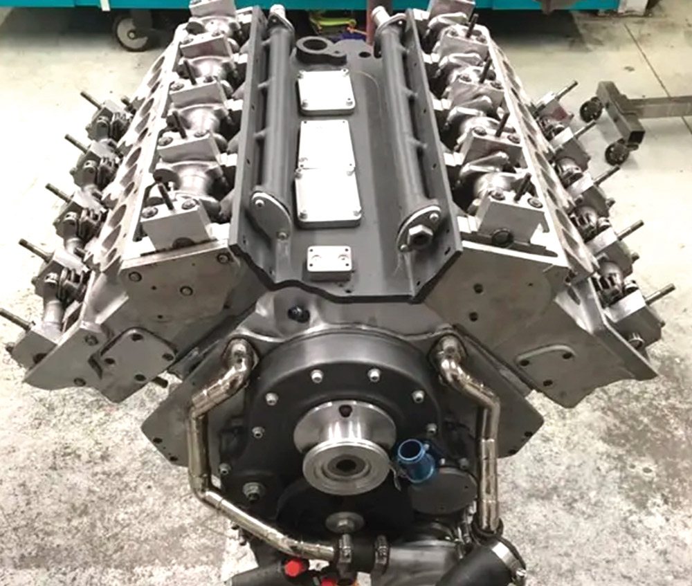 1962 Chevrolet 327ci fuel-injected V8 engine from a Corvette, known for its power and performance