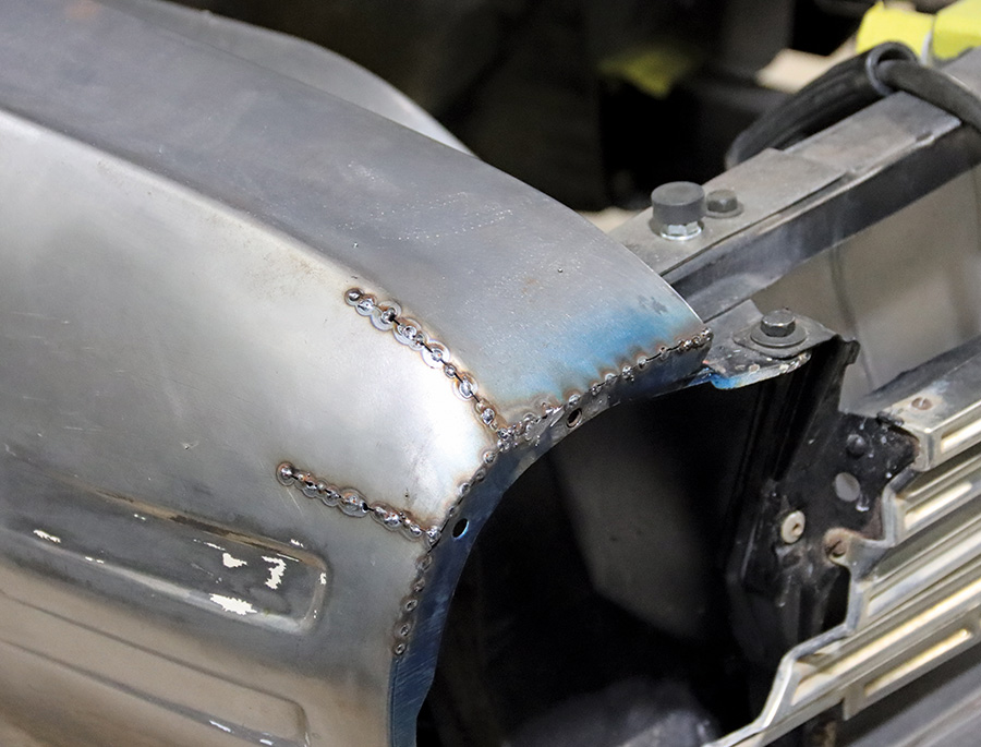 all the cuts completely welded