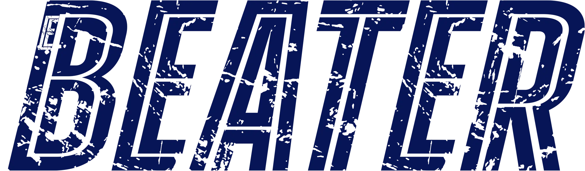 The Beater typography