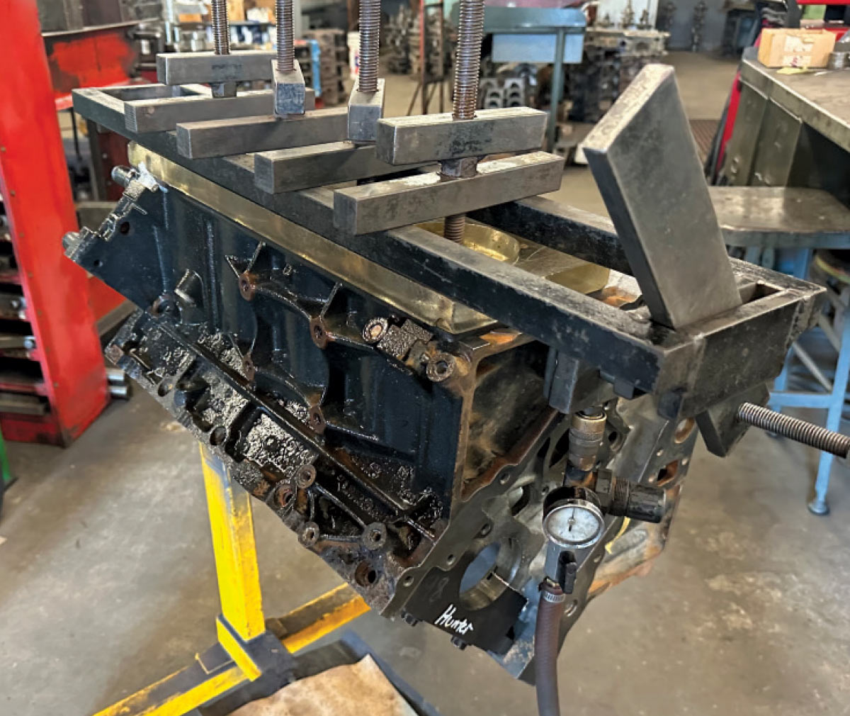 LS3 engine block honing precision-machined cylinders perfect alignment performance restoration build