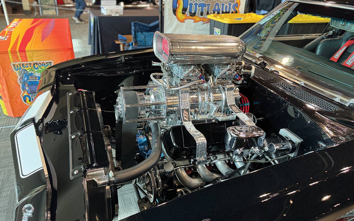 Blown big-block Chevy muscle car Pro Street Outlaws