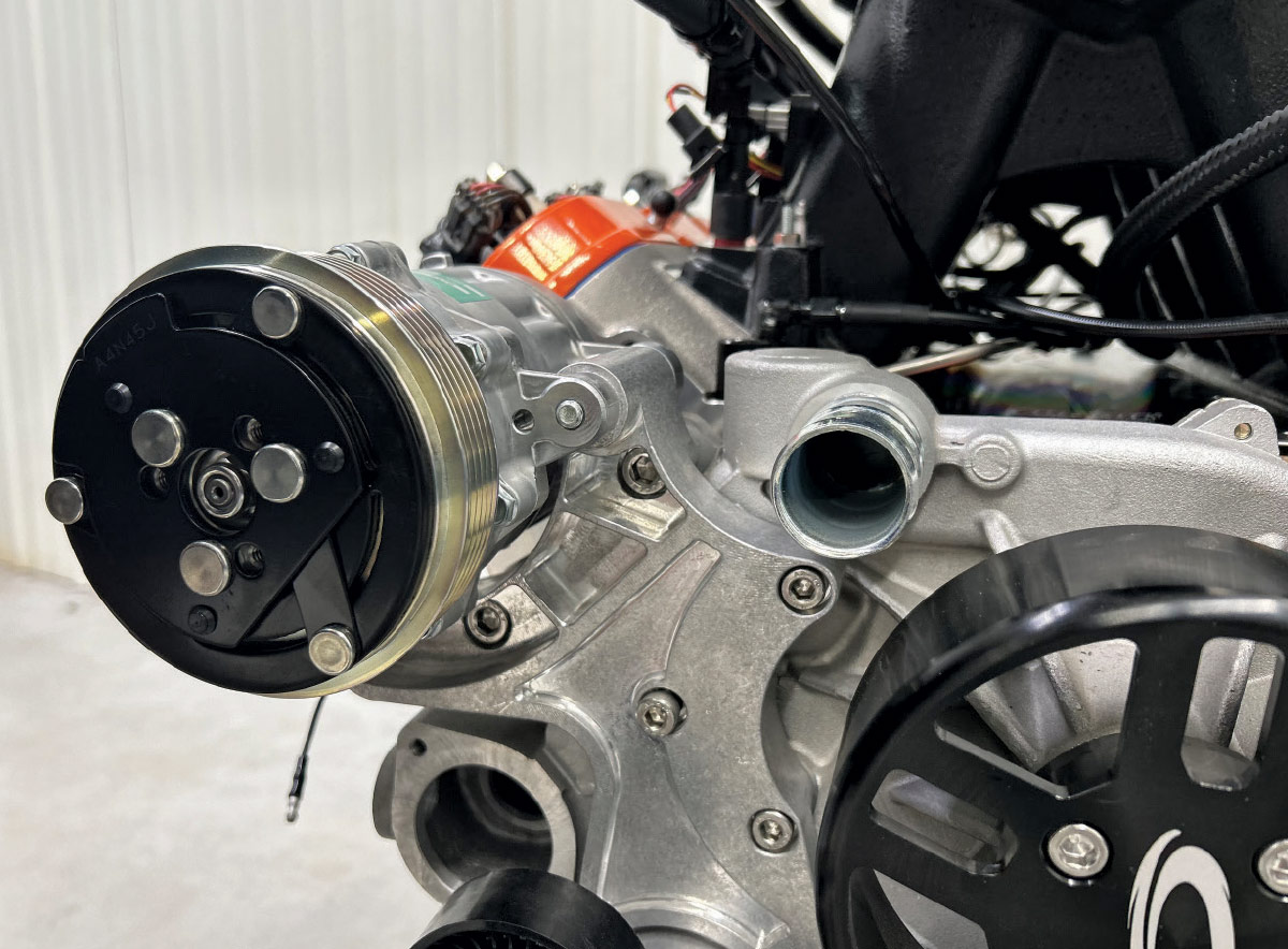 LS engine Sanden AC compressor install billet bracket system