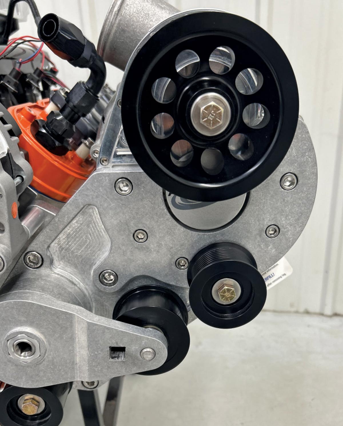 LS engine ProCharger supercharger bracket tensioner pulley system
