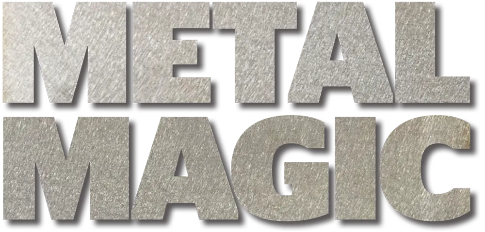 Metal Magic typography