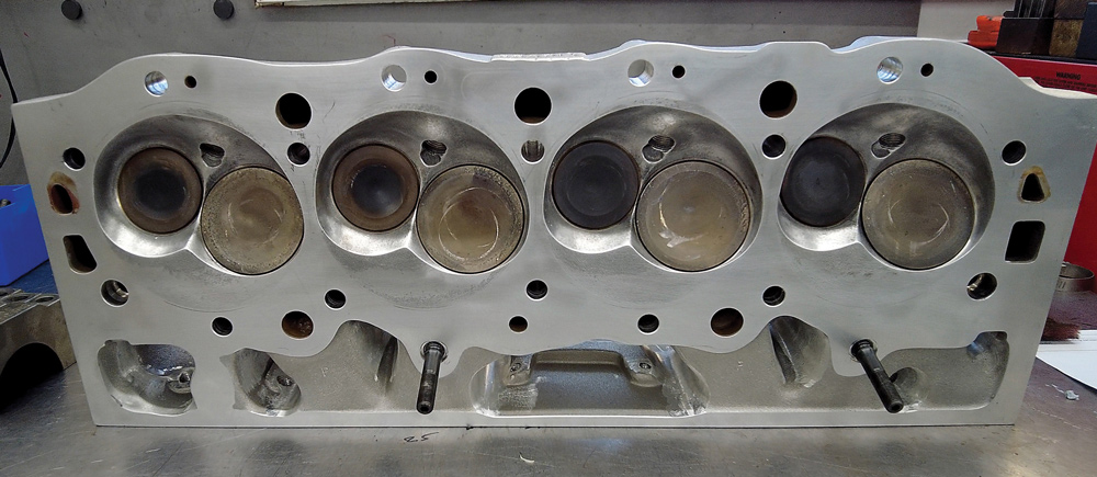 CNC-ported cylinder head polished combustion chambers high-flow big block Chevy heads