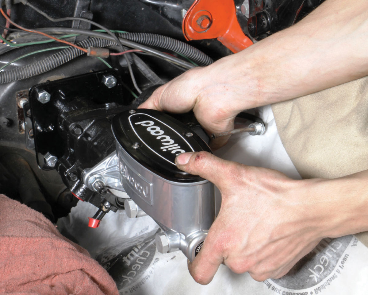 Installing a Wilwood master cylinder on a brake booster