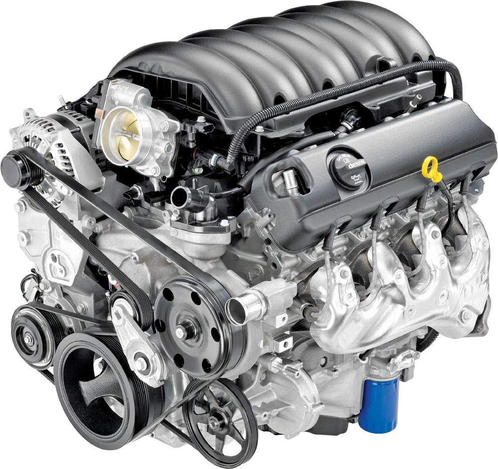 GM Gen IV 6.2L LS3 crate engine, used in late 2000s Corvettes and classic truck swaps