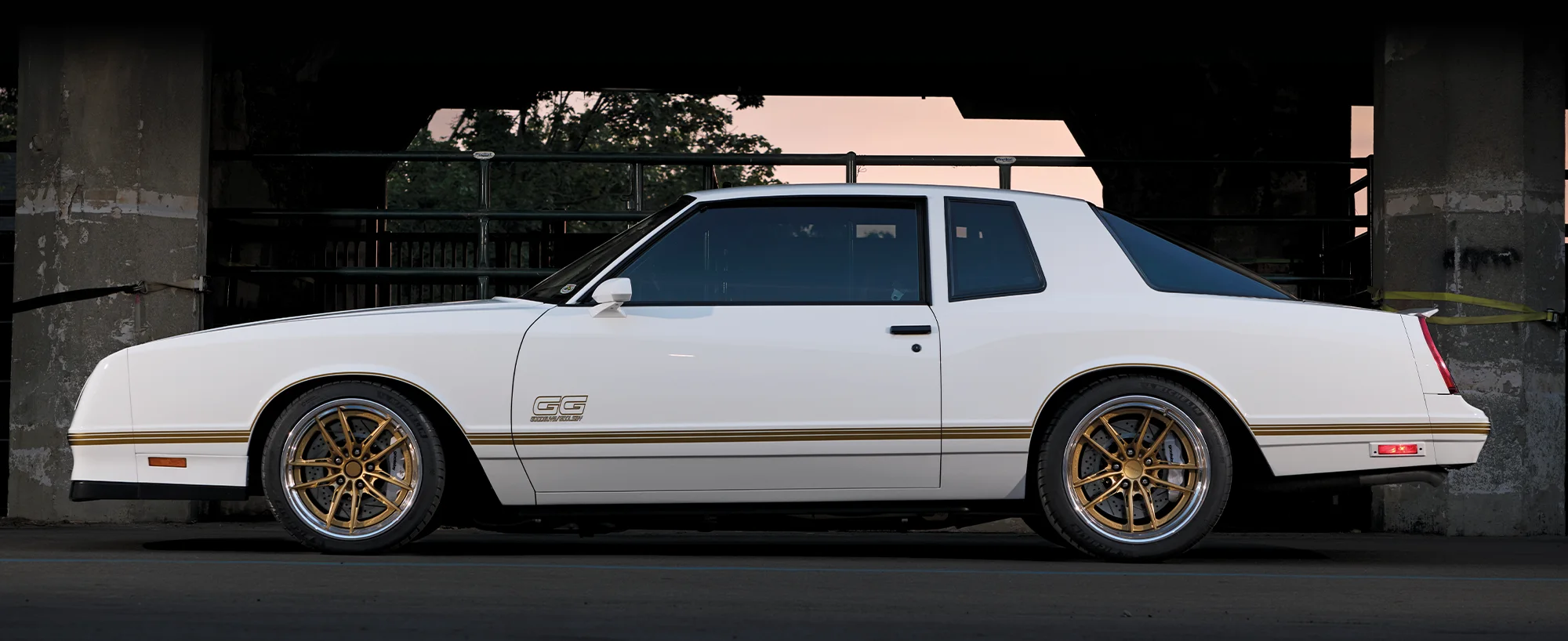 1987 Monte Carlo SS side profile on staggered bronze alloys