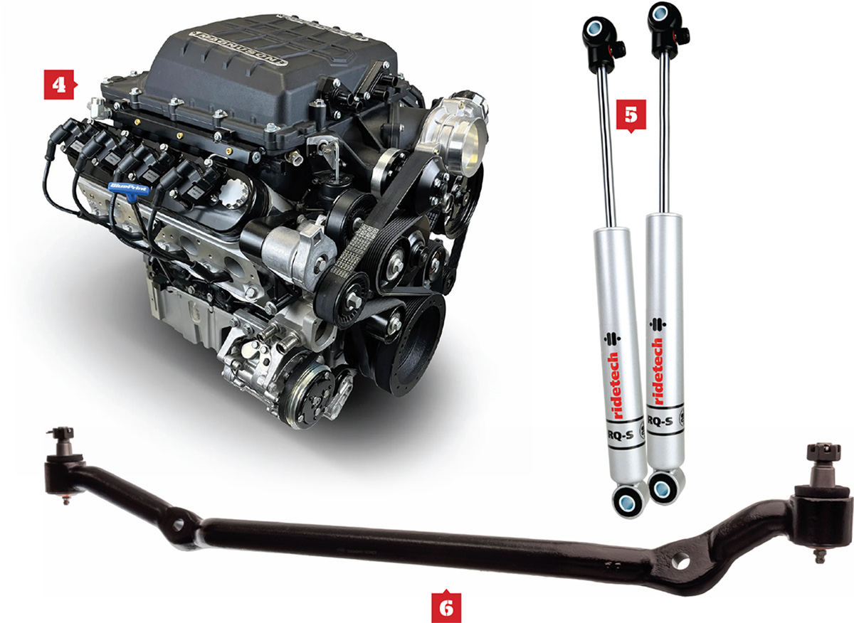 Supercharged LS Compatible Engines, Adjustable Monotube Shocks, and Missing Link