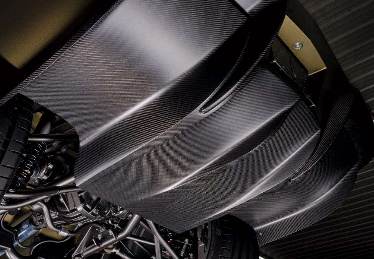 underside of 1963 Corvette