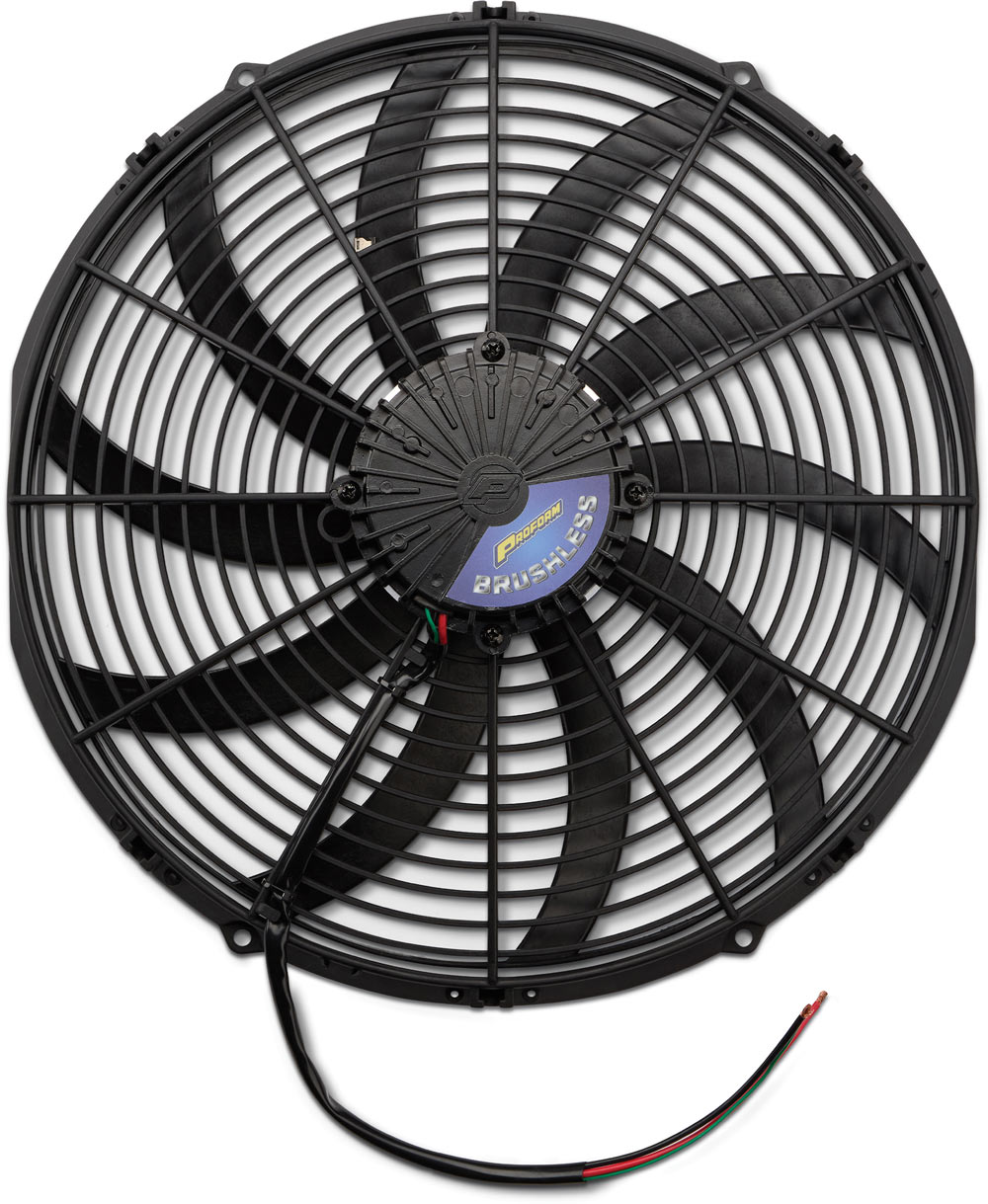 Proform 16-inch brushless electric fan curved blades integrated motor three-wire lead