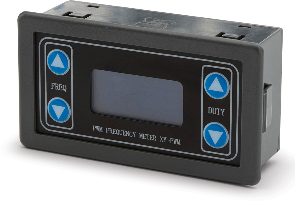PWM frequency and duty cycle controller for electric fan speed management and tuning
