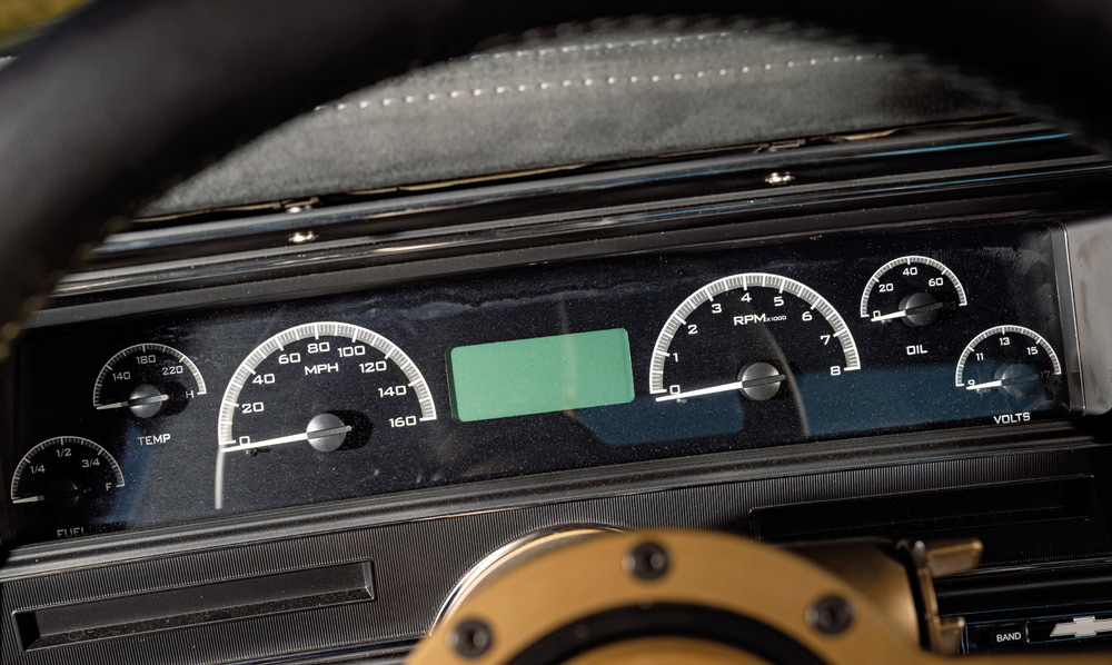 1972 Chevy Nova digital gauges Dakota Digital VHX cluster