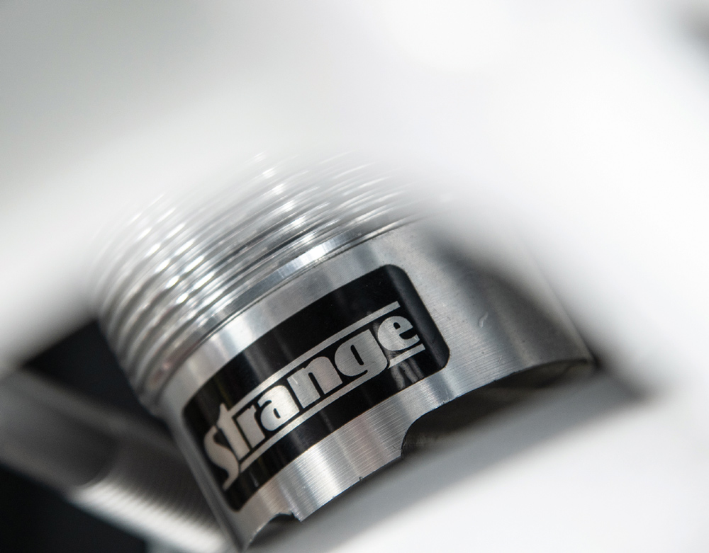 1967 Corvette restomod Strange coilover shock closeup
