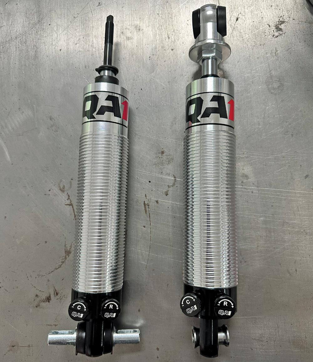 1978 camaro qa1 adjustable coilover shocks front suspension performance upgrade