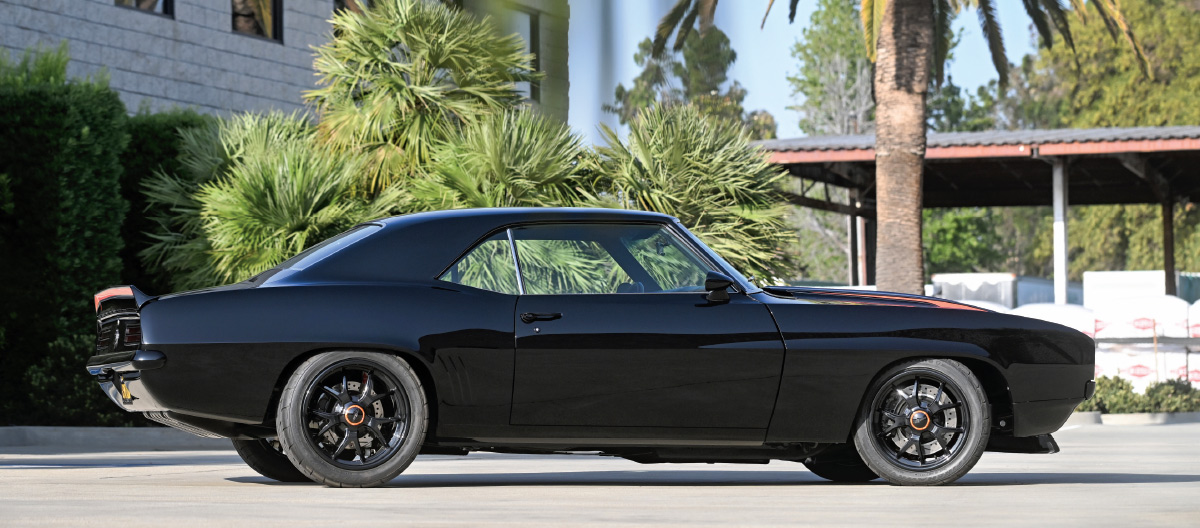 pro touring 1969 camaro side profile