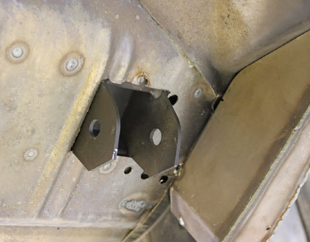 BMW E46 rear subframe reinforcement bracket