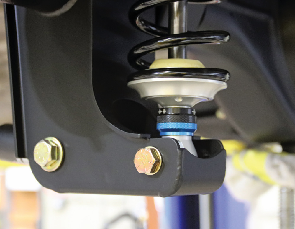 a car coilover shock absorber system