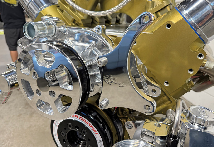 Mounting the alternator bracket to the standoffs