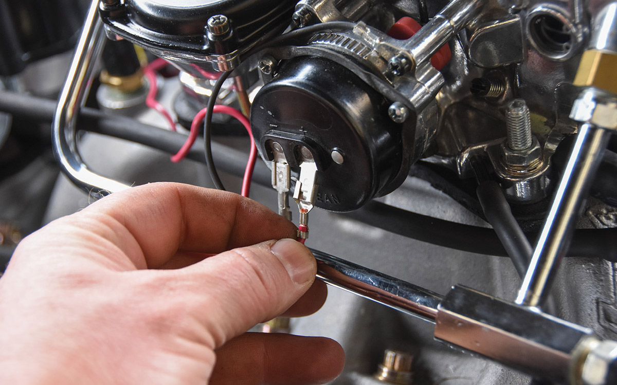 Connecting a 12V source to the electric choke.