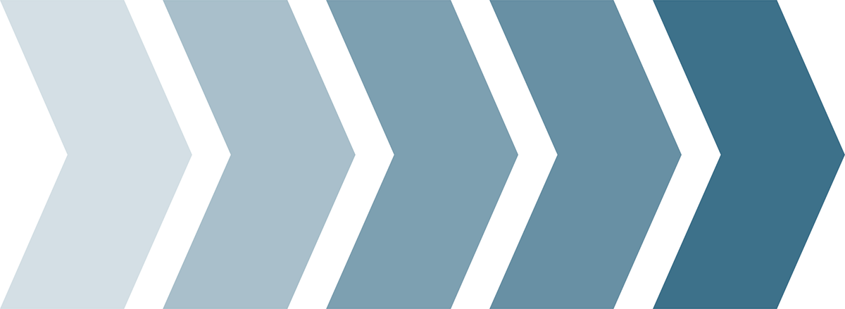 teal arrows pointing to the right