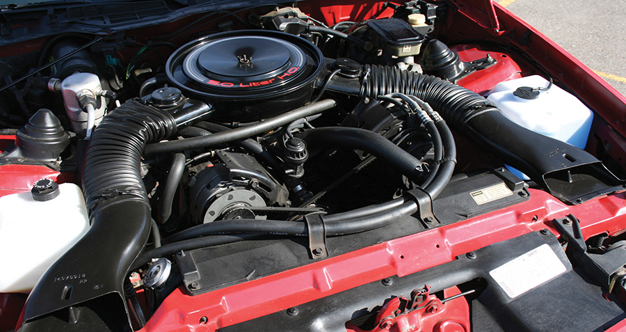 5.0 Liter H.O. V8 engine in a third-gen Camaro.