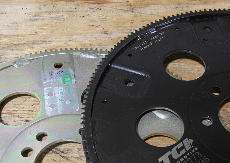 Close inspection of ring gear welds.