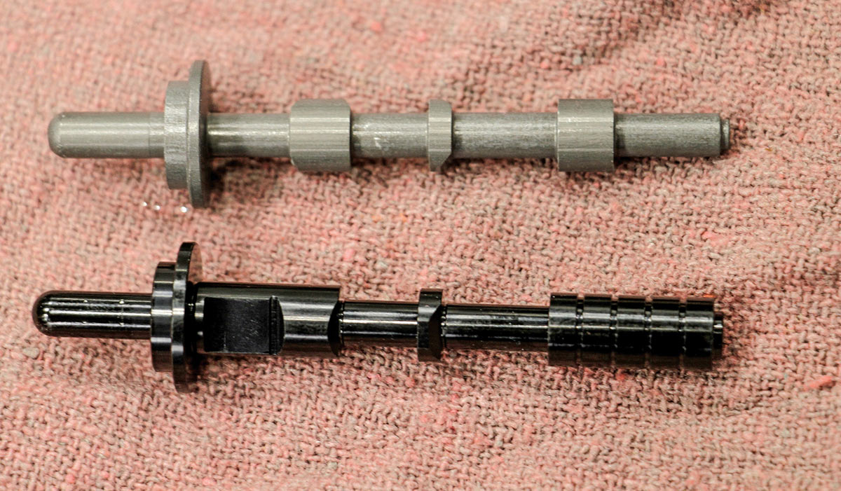 Comparison of stock and replacement valves.